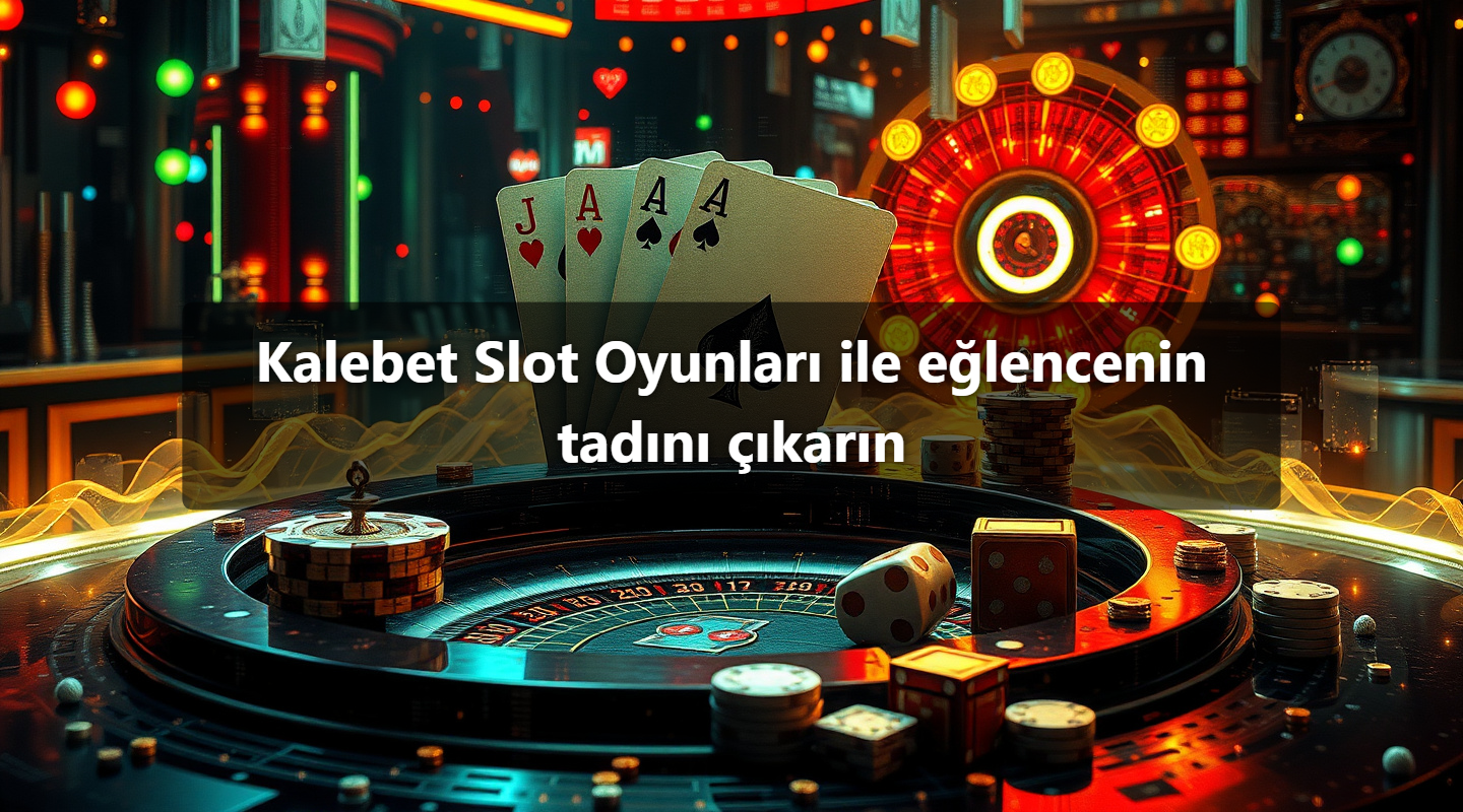 Kalebet Slot Oyunları ile eğlencenin tadını çıkarın
